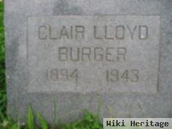 Clair Lloyd Burger, Sr