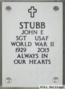 Sgt John E Stubb