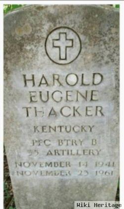 Harold Eugene "red" Thacker