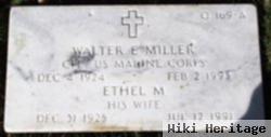 Ethel M Miller