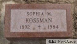 Sophia M Billman Kossman