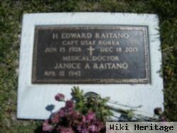 Dr H Edward Raitano