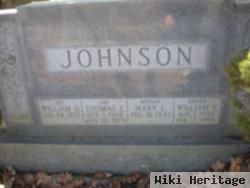 Thomas E Johnson