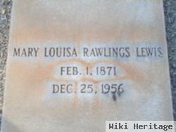 Mary Louisa Rawlings Lewis