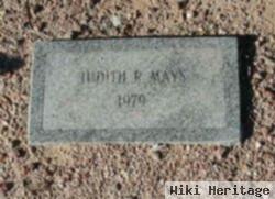 Judith R Mays