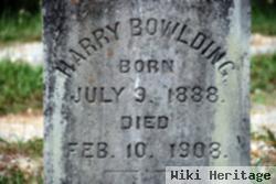 Harry Bowlding