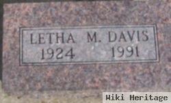 Letha M Davis