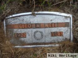 Cleo W Webb