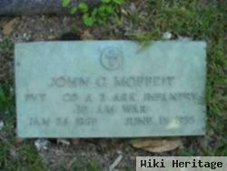 Pvt John C Moffeit