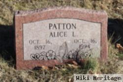 Alice L Patton