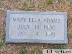 Mary Ella Adams