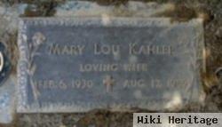 Mary Louise Kahler