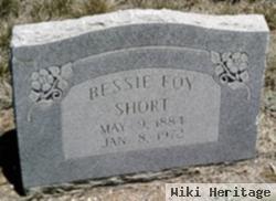 Bessie Belle Foy Short