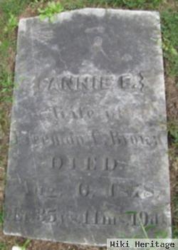 Fannie E Brown