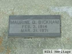 Maurine O White Bickham