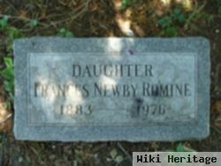 Frances Alice Newby Romine