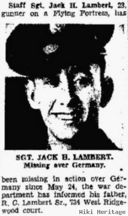 Ssgt Jack H Lambert