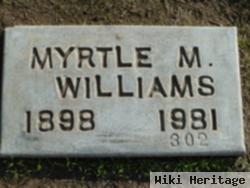 Myrtle M Oliver Williams