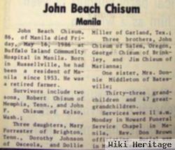 John Beach Chisum