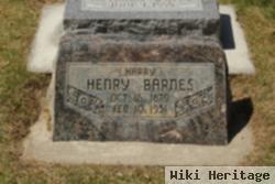 Harry (Henry) Barnes