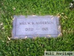 Mrs W. B. Anderson