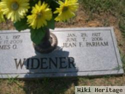 Jean F Parham Widener