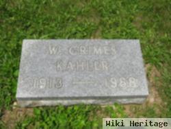 William Grimes Kahler