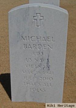 Michael Harold Barden