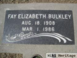 Mrs Fay Elizabeth Olsen Bulkley