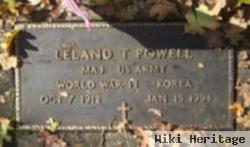 Maj Leland T Powell