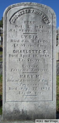 Mrs Lydia Thurston