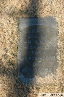 Sarah E Mcdaniels