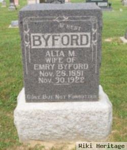 Alta M. Snider Byford