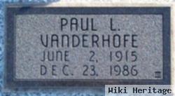 Paul L Vanderhofe