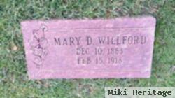 Mary D Peterson Willford