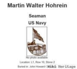 Martin Walter Hohrein