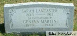 Sarah Elizabeth Lancaster Lancaster