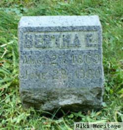 Bertha E Olmstead