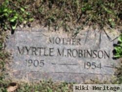 Myrtle M Robinson