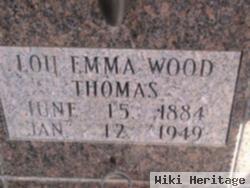 Lou Emma Wood Thomas
