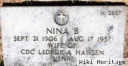 Nina B Hansen