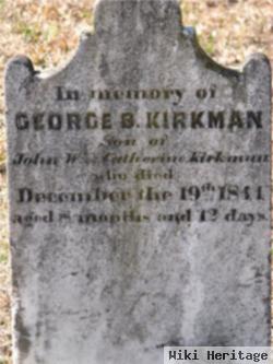 George B Kirkman