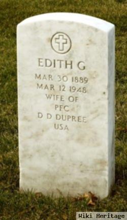 Edith G Dupree