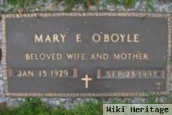 Mary E O'boyle