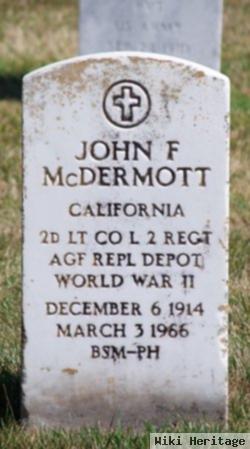 John F Mcdermott