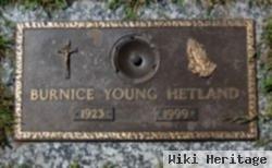 Burnice May Young Hetland