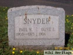 Olive E. Snyder