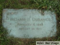 William H Durance