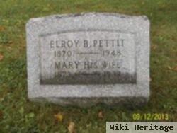 Elroy B "roy" Pettit