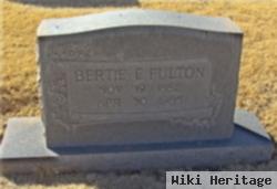 Bertie E. Fulton